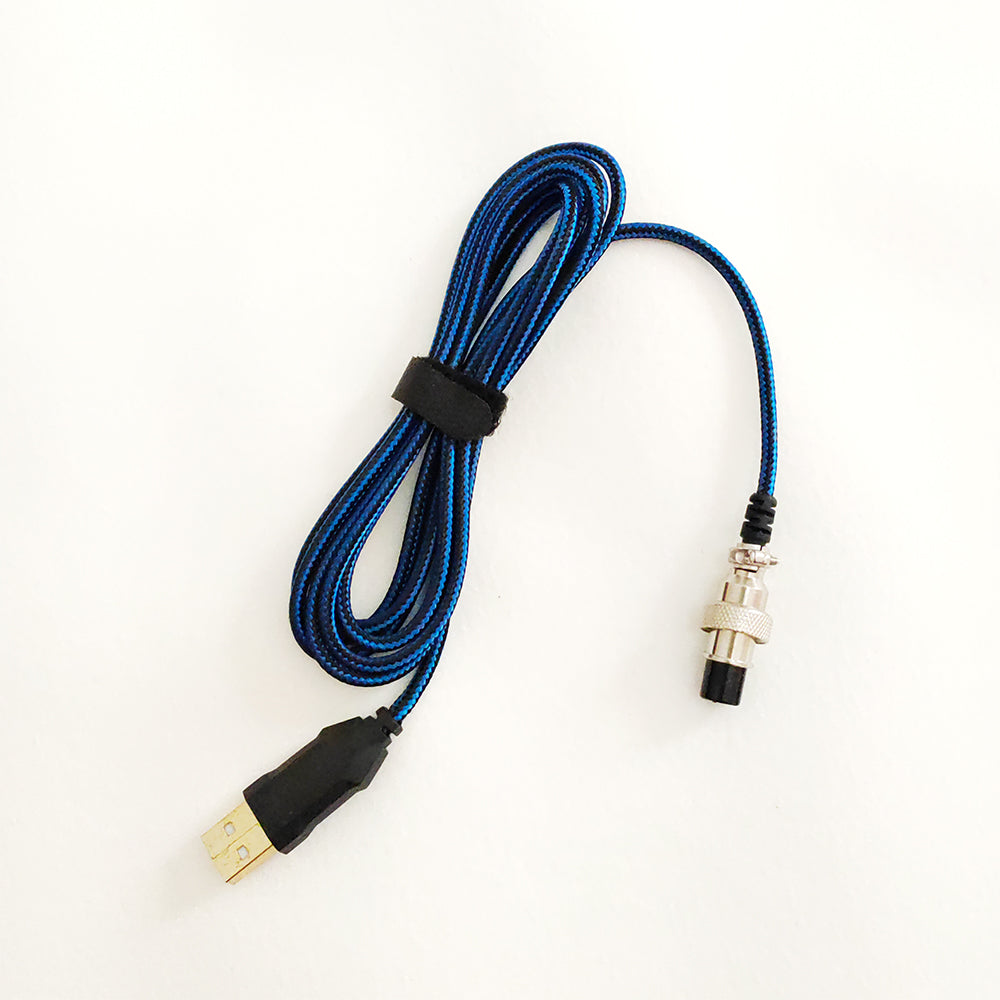 Replacement Blue Braided USB Cable PS/4for MadCatz TE2 / TE2+