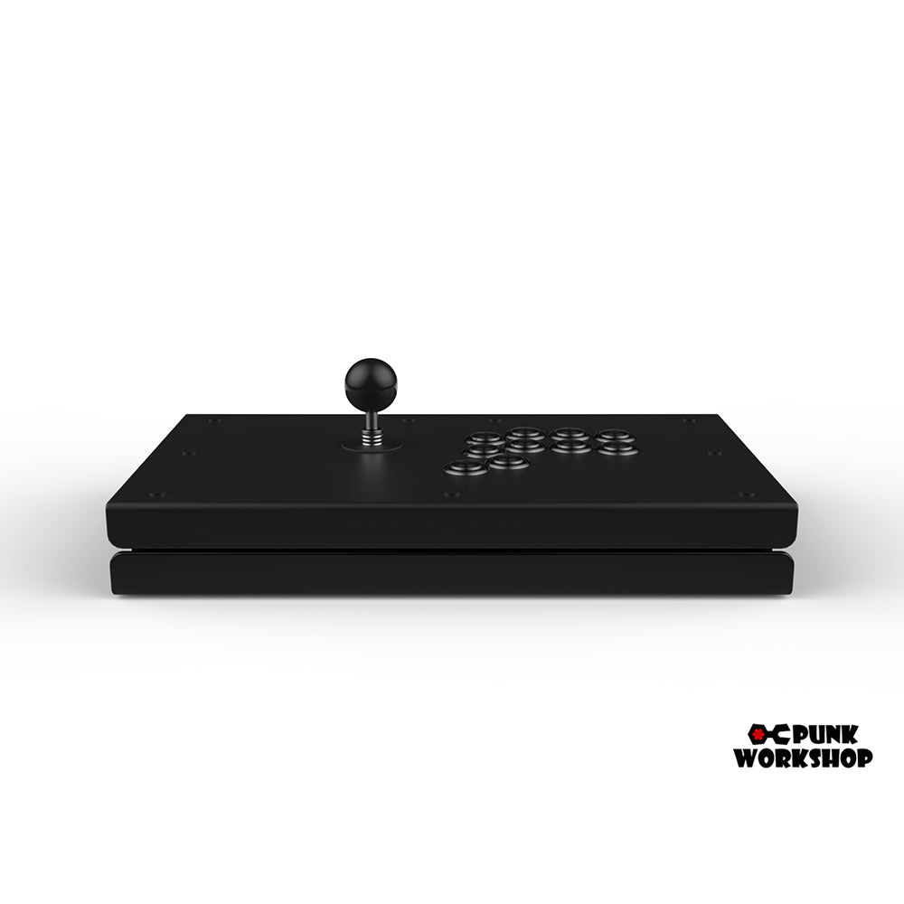 Punk Workshop Fight Stick PWS FS-24 Arcade Fighting Stick with Punk Workshop 24mm Mechanical Buttons for SF6 MAME Game Machine