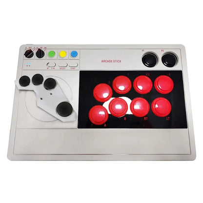 Replacement Hitbox WASD Movement Keys Arcade Fightstick to Hitbox Convert White with Hot-Swap Gateron Low Profile Red Switches