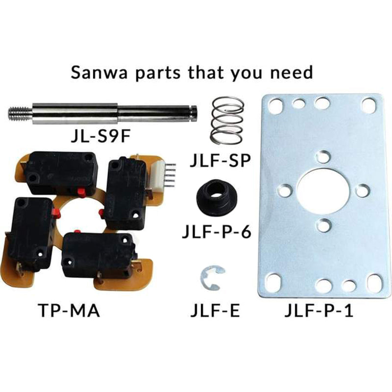 Arcade OTTO DIY V2 Korean Style Kit for Sanwa JLF and Hori Hayabusa Upgrade  Kits for Sanwa JLF-TP-8YT JoystickHayabusa Joystick